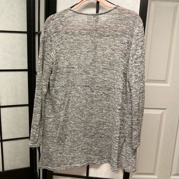 EUC “Divided” by H&M lightweight open cardi grey heather size Small - Picture 2 of 5